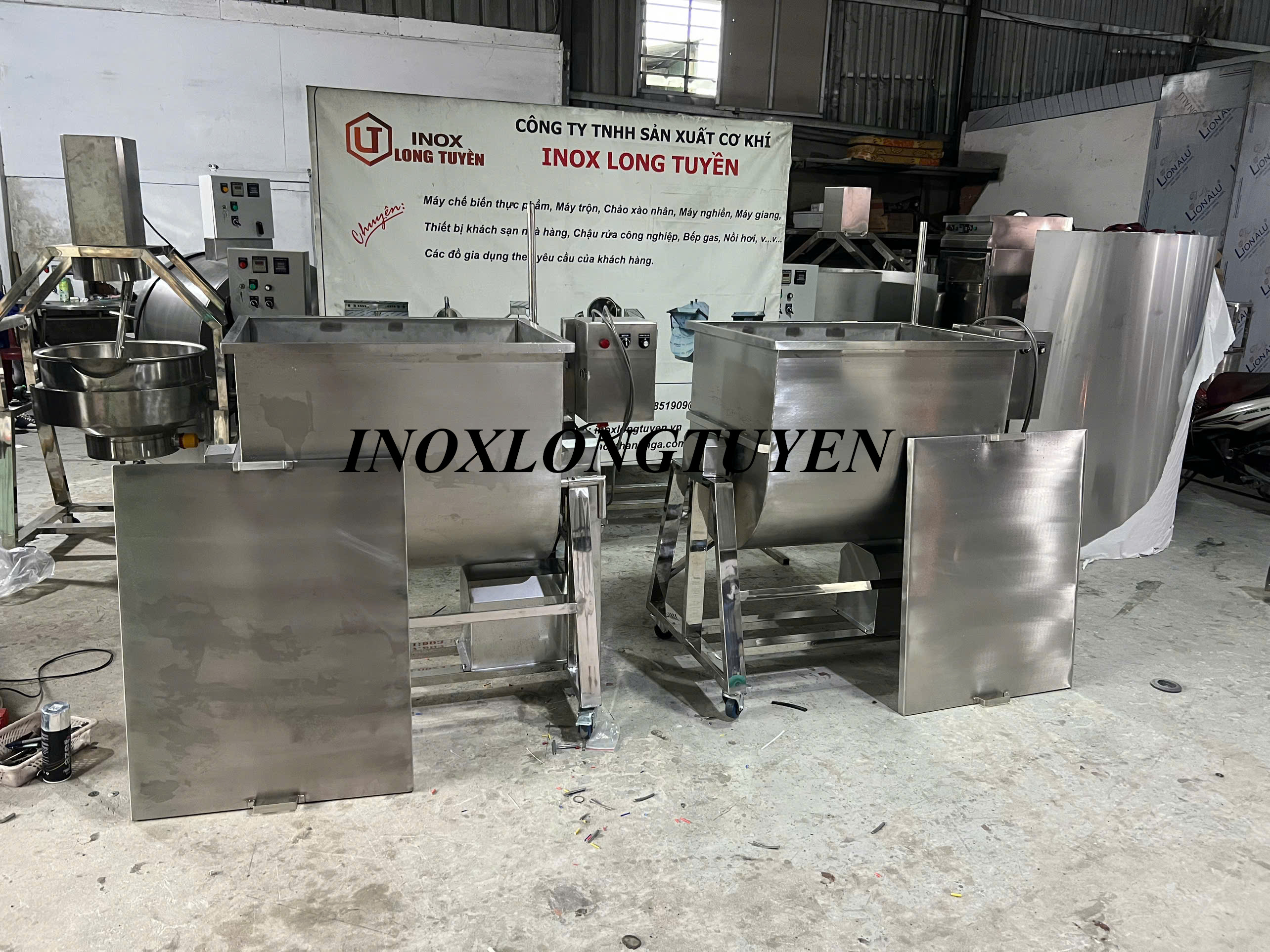 Máy Trộn 100kg Inox 304-Giải Pháp Trộn Đa Năng, Năng Suất Vượt Trội Cho Mọi Nhà Xưởng