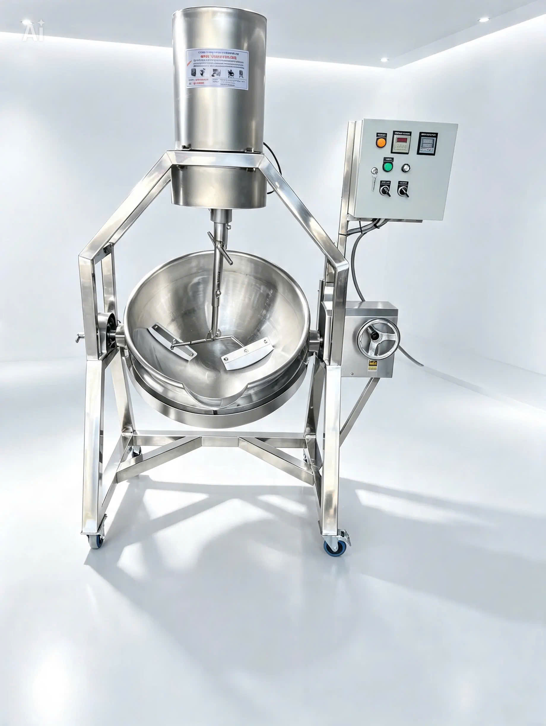 Chảo Sên Nhân Có Cánh Khuấy Inox 304