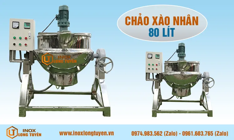 Chảo xào nhân 80 lít