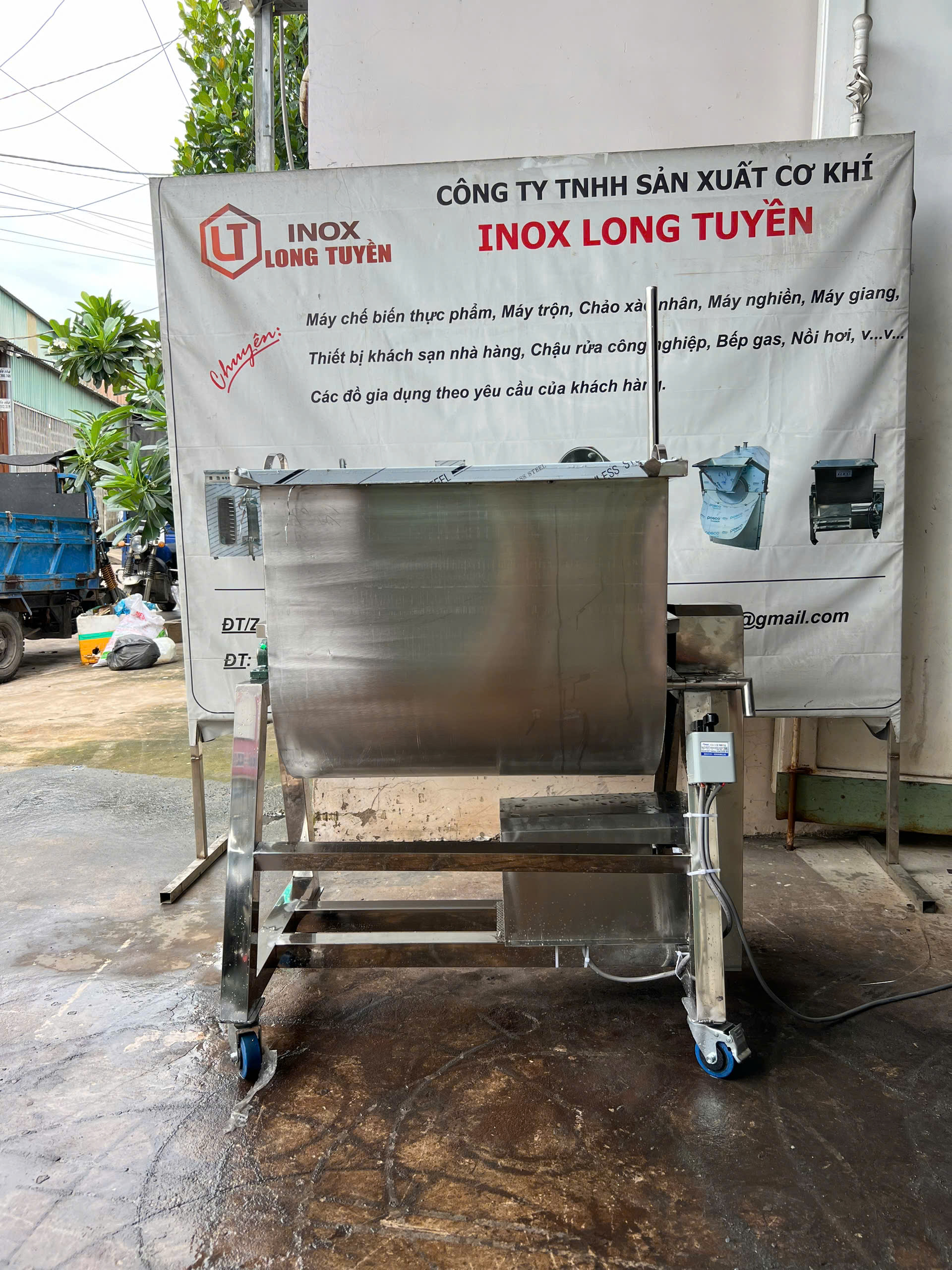 Máy Trộn Mini Inox Long Tuyền 