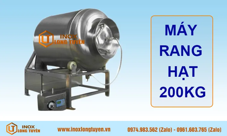 Máy rang hạt 200kg