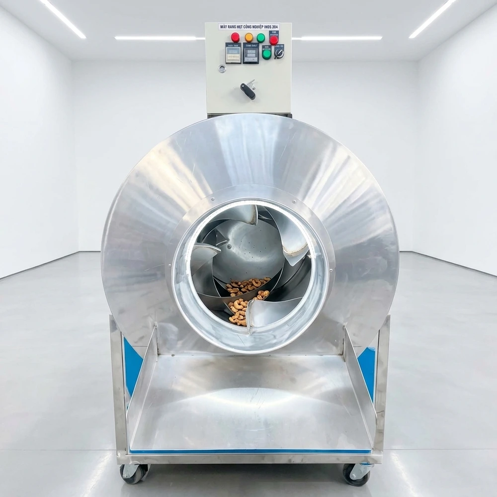 Máy rang hạt dẻ 50kg - Hình 3
