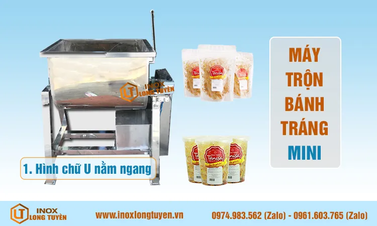 Máy trộn bánh tráng mini