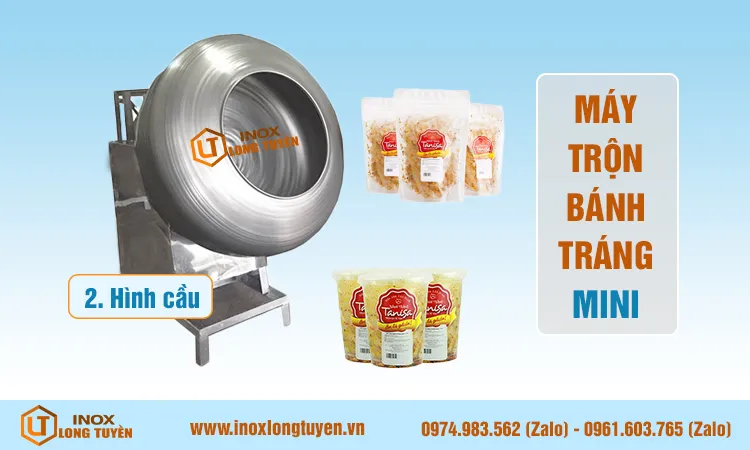 Máy trộn bánh tráng mini