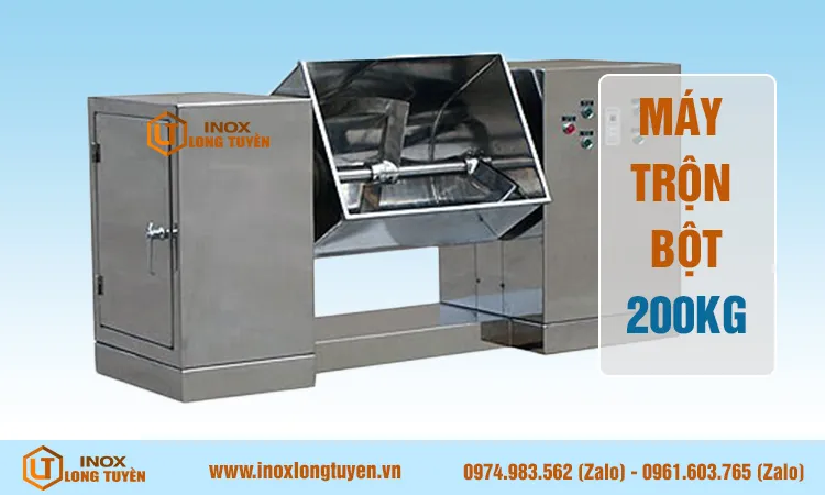Máy trộn bột 200kg - Hình 2