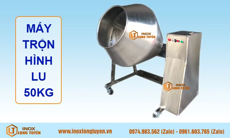 Máy trộn hình lu 50kg