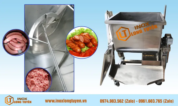 Máy trộn thịt làm xúc xích