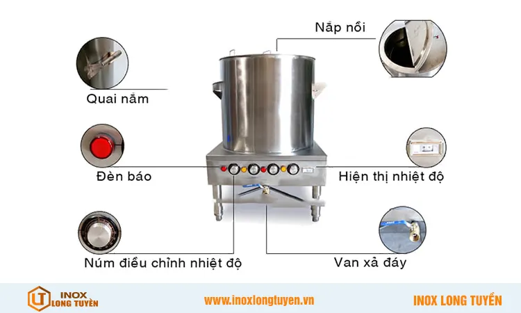 Nồi nấu phở 80 lít