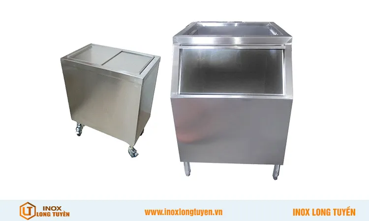 Thùng đà mặt vát inox