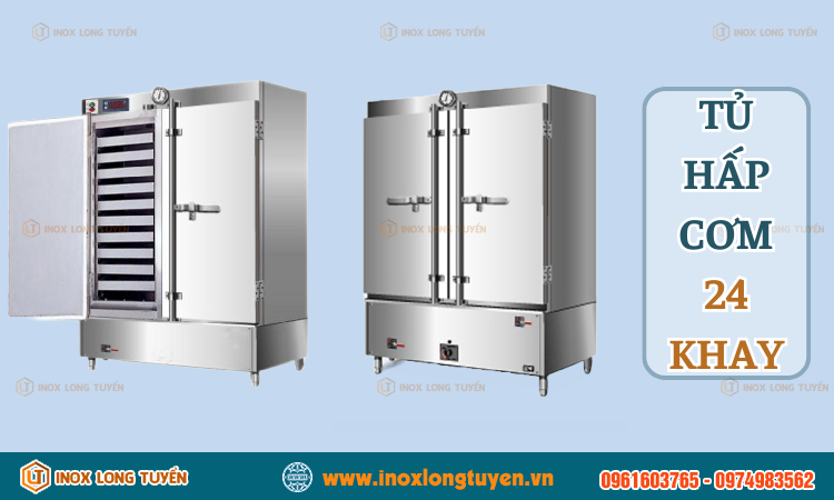 Tủ hấp cơm 24 khay